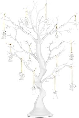 Nuptio Artificial Christmas Tree Decorative Trees White Twig Tree 58cm Tall Halloween Decorations Wedding Centerpieces for Ta
