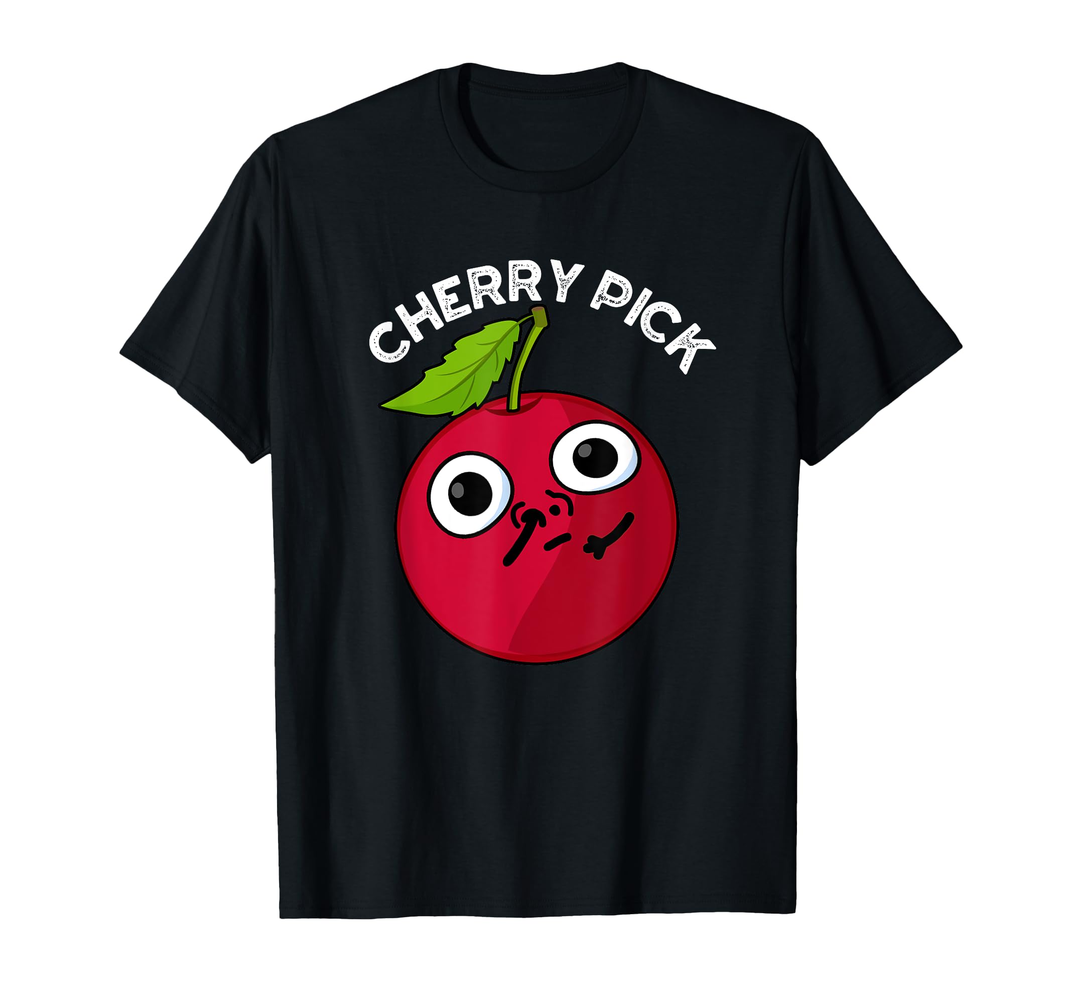 Amazon | チェリーピック 面白い フルーツしゃれ Tシャツ | Tシャツ 