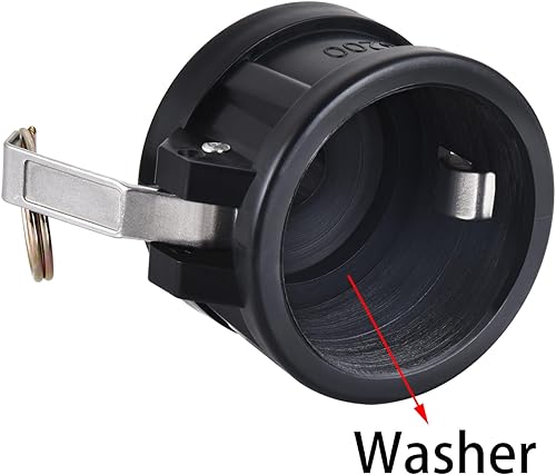 Miniatura 6 de 330 275 galones IBC Tote Tank Adaptadores Accesorios 2" Cam Lock x Jardín de Alimentos para Tanque de Agua