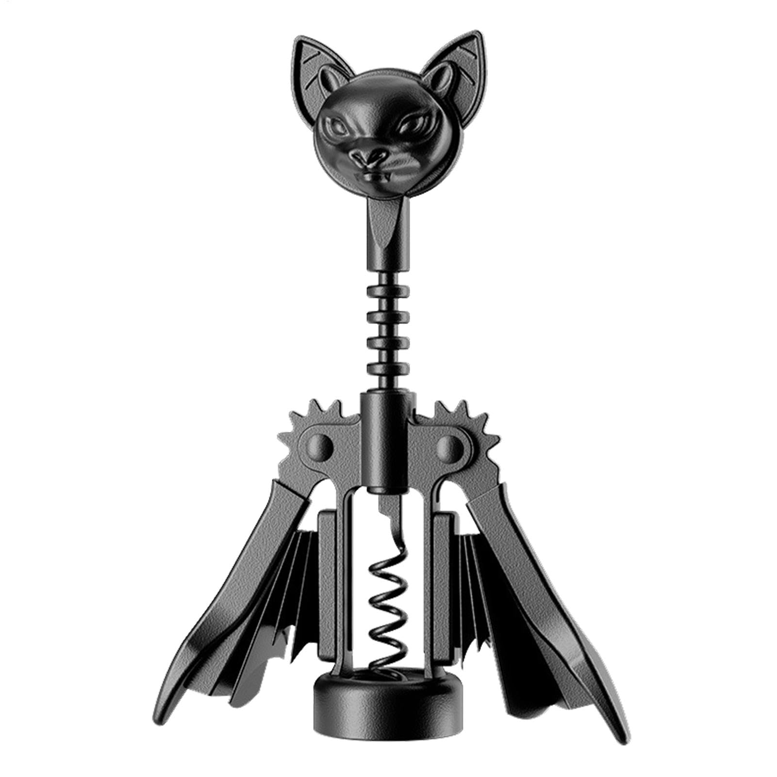 Gothic Wine Opener - Alloy Cockscrew, Bat Beer Corkscrew, Beer Wine Bottle Opener Gadget | Gothic Wine Corkscrew Beer Opener | Bat Bottle Opener, Wine Accessories for Home Wine Clubs Bar