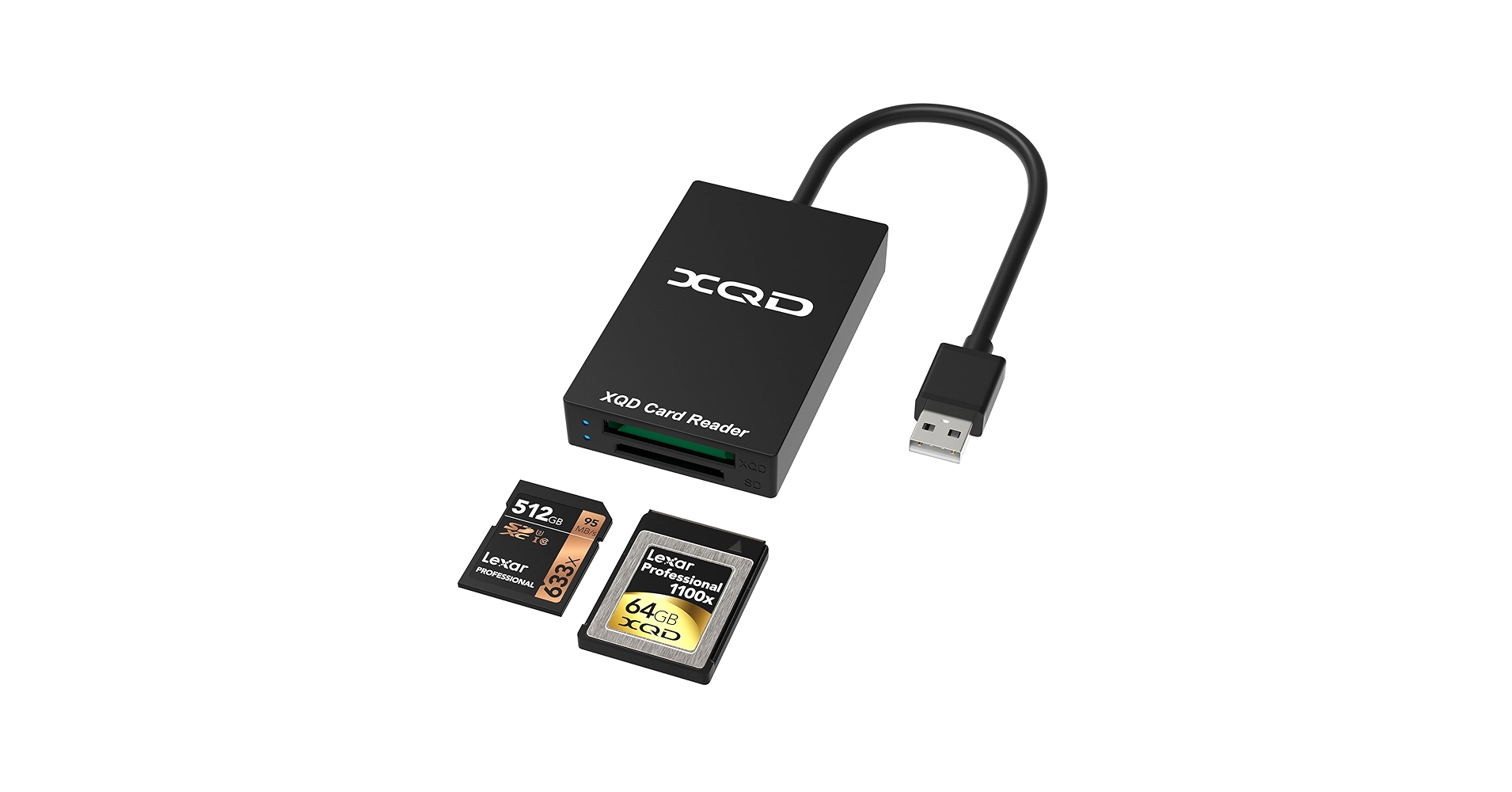 SONY XQD USBアダプターとLexar レキサー　128GB XQD Amazon.com: XQD Card Reader, USB 3.0 Dual Slot XQD SD Memory