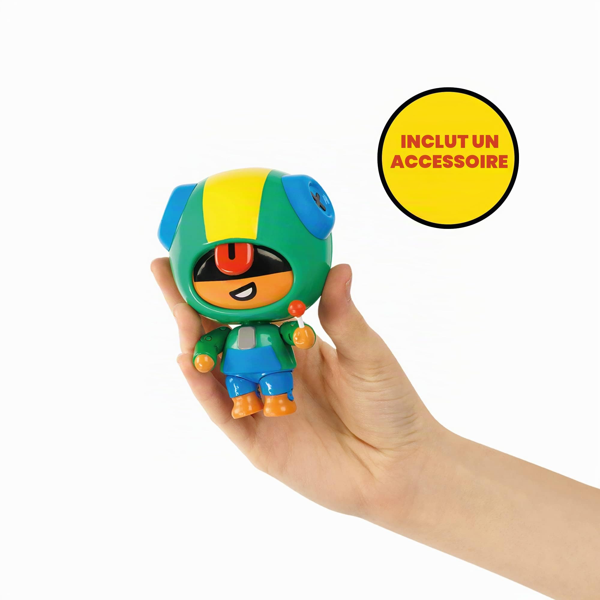 Brawl Stars Leon Figurine d'action | Figurine de Collection de 11,4 cm de Haut | P.M.I. Jouets sous Licence Officielle | Supercell | Cadeau pour Joueur vidéo | Figurine articulée