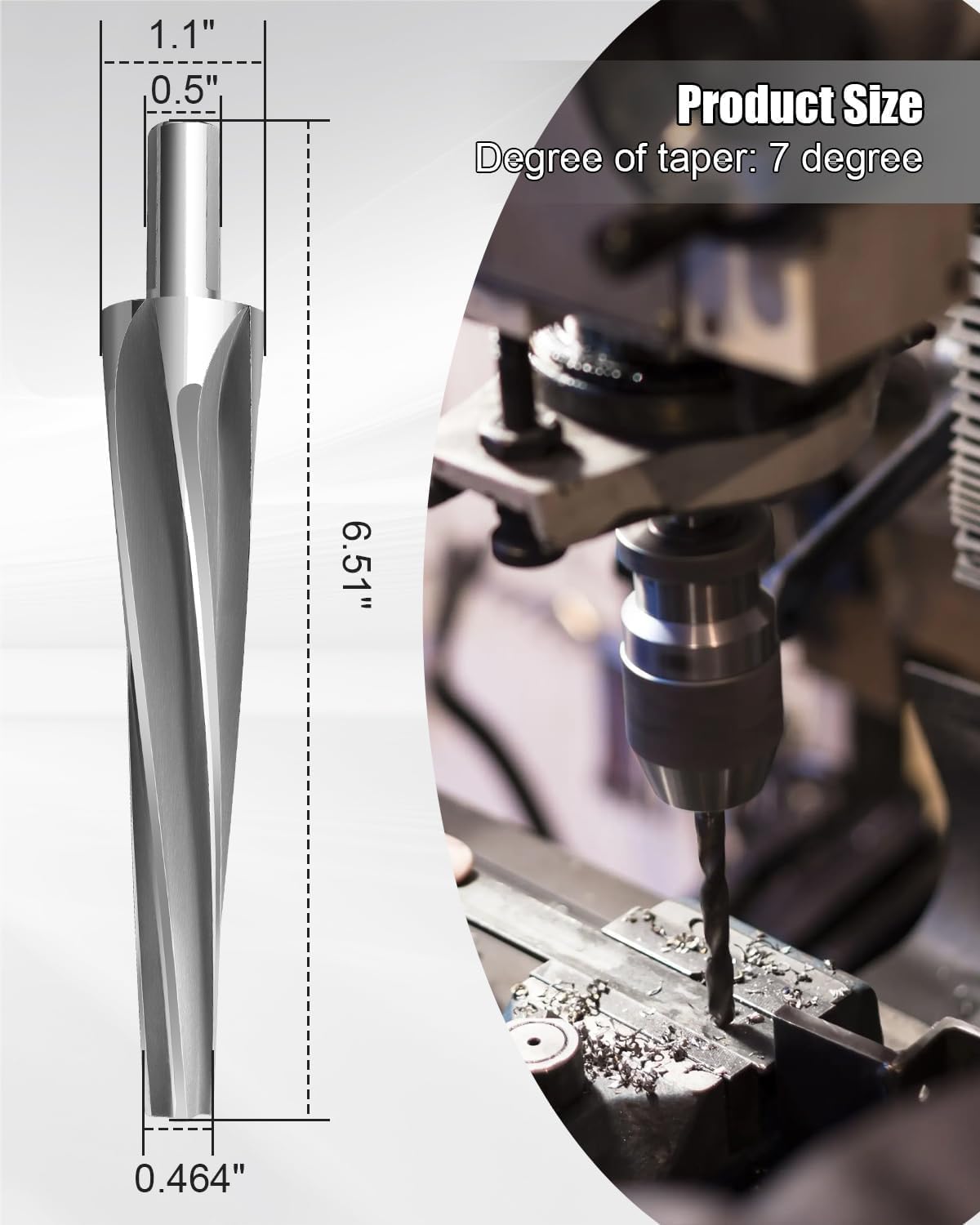 Ball Joint Taper Reamer - 6542 High-Speed Steel -2 Ball Joint Taper Reamer - 6542 High-Speed Steel -2