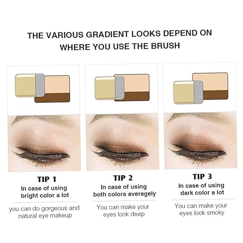 Miniatura 6 de BUJIATANG Sombra de ojos perezosa Sombra de ojos duradera Impermeable Sombra de ojos de dos tonos brillo degradado paleta de sombra de ojos con