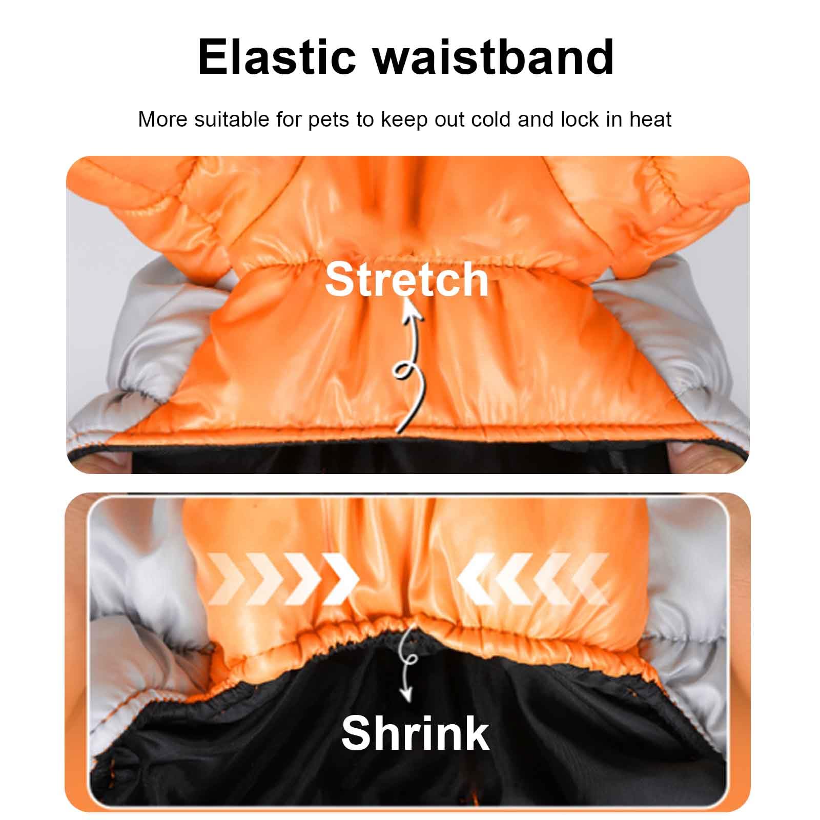 Hundemantel Wasserdicht, Reflektierend Hundejacke, Wärme Hundemantel, Winddicht Hundejacke Mit D-Ring, Für Kleine Hunde, Camping Wandern,Rot,3XL