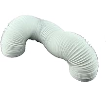 Ufixt Extra Strong Tumble Dryer Vent Hose | 6 Metre Long Flexible PVC Ducting | Heavy Duty Exhaust Pipe | 4 Inch 100mm Fitting compatible with Baumatic