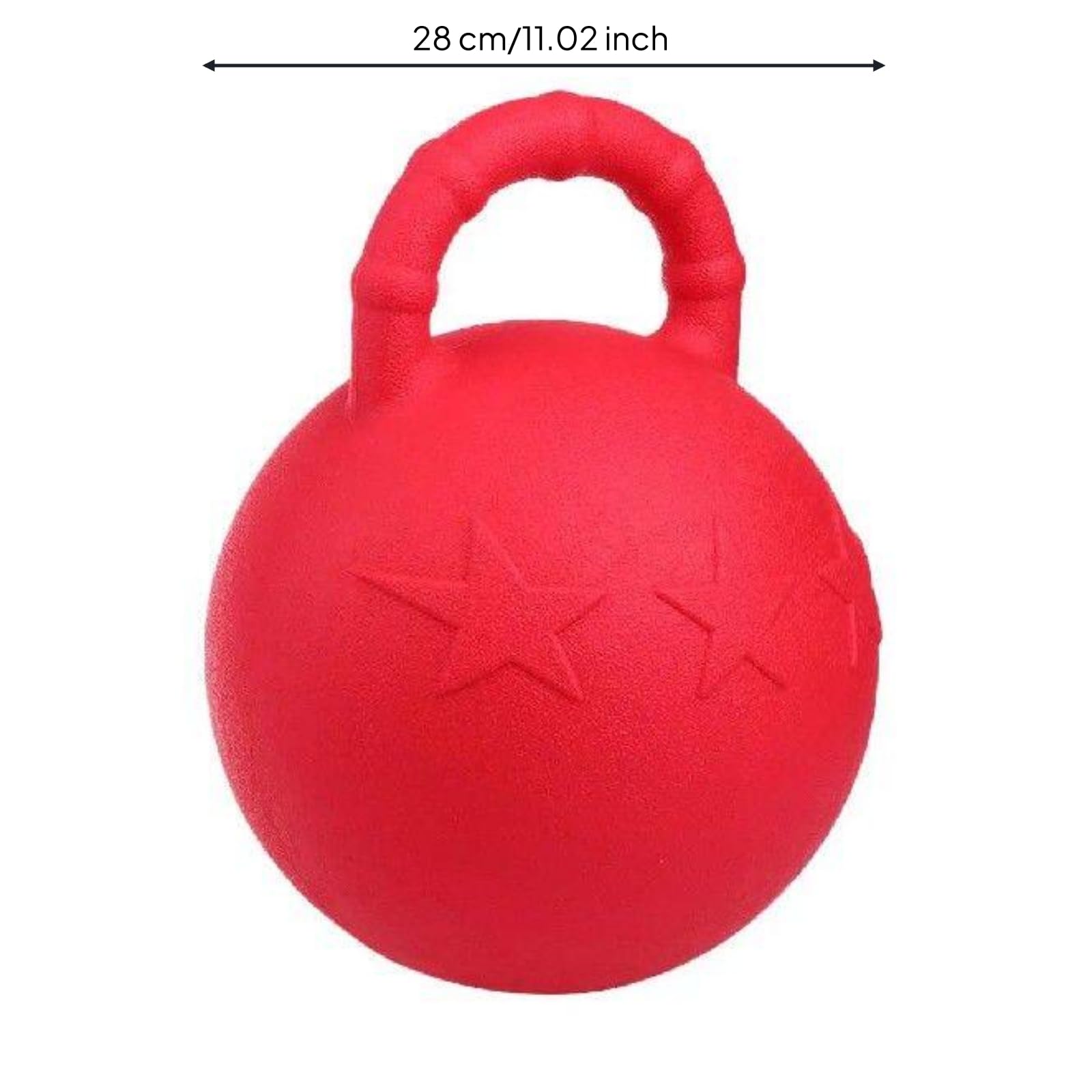 Kauspielzeug Ball Trainingsball Kautraining Spielball Zerrball mit Tragegriff aus Komprimierbarem Gummi für Kontrollierte Übungen Griffige Oberfläche, Color to 1