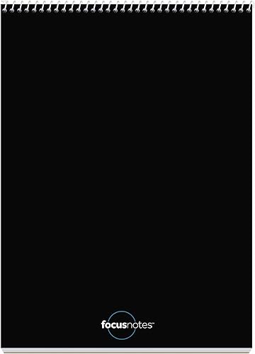 Oxford FocusNotes - Tableta de escritura, 8-1/2 x 11-3/4 pulgadas, blanco, regla Cornell, 70 hojas (90221)