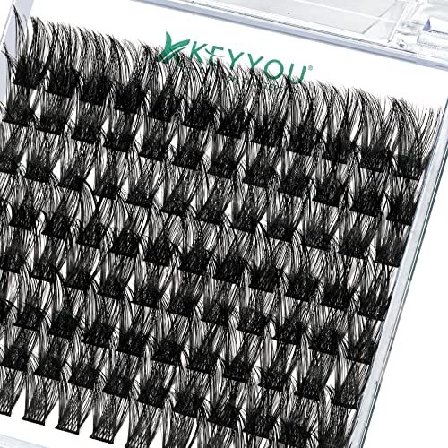 Image of KEYYOU Lash Clusters Individual Lashes Natural Wispy C Curl 18mm Y01