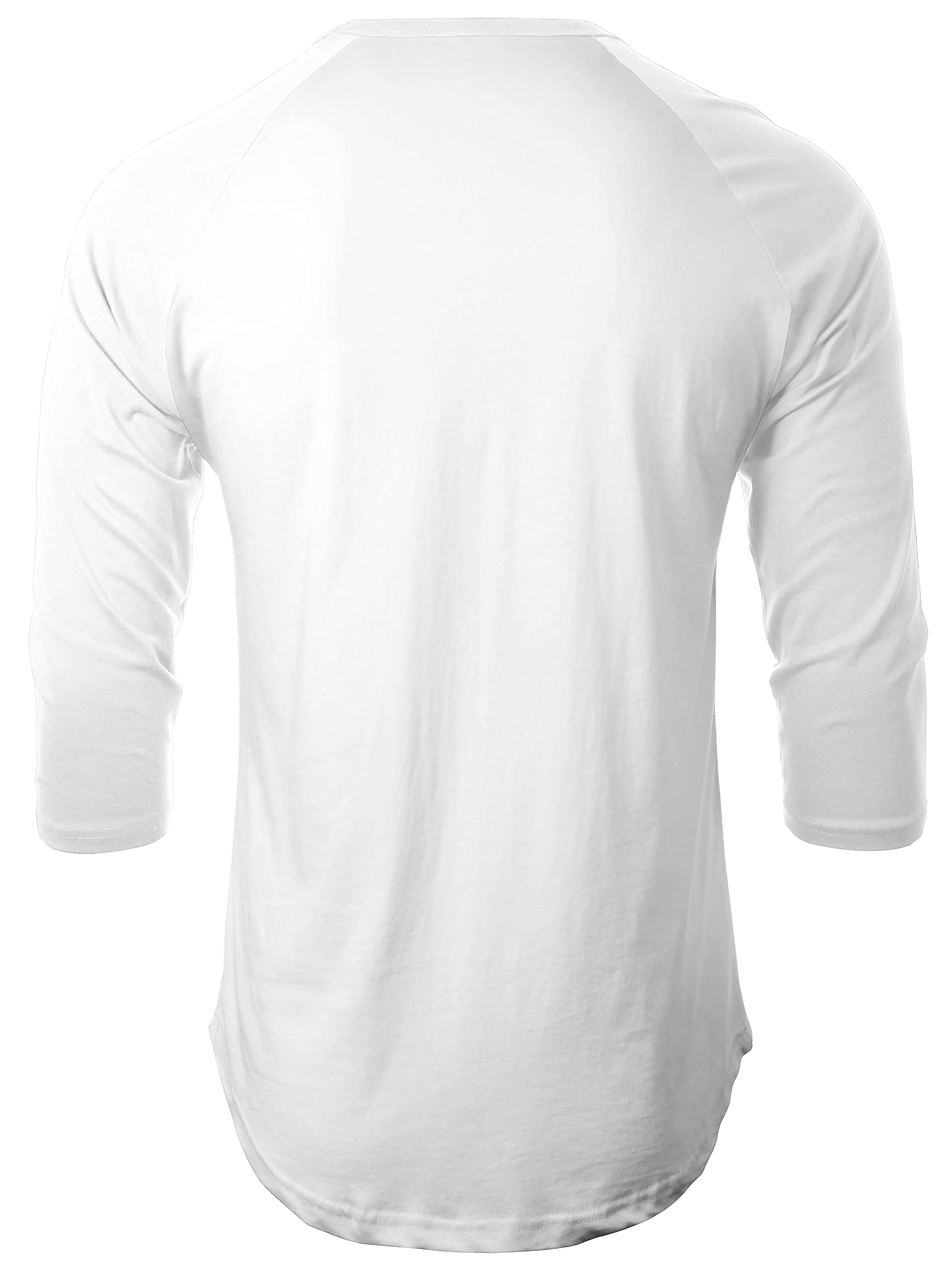 Hat and Beyond Mens Baseball Jersey Button Down T Shirts Hipster Plain Hip Hop (X-Large,1HCA0008 White/White)
