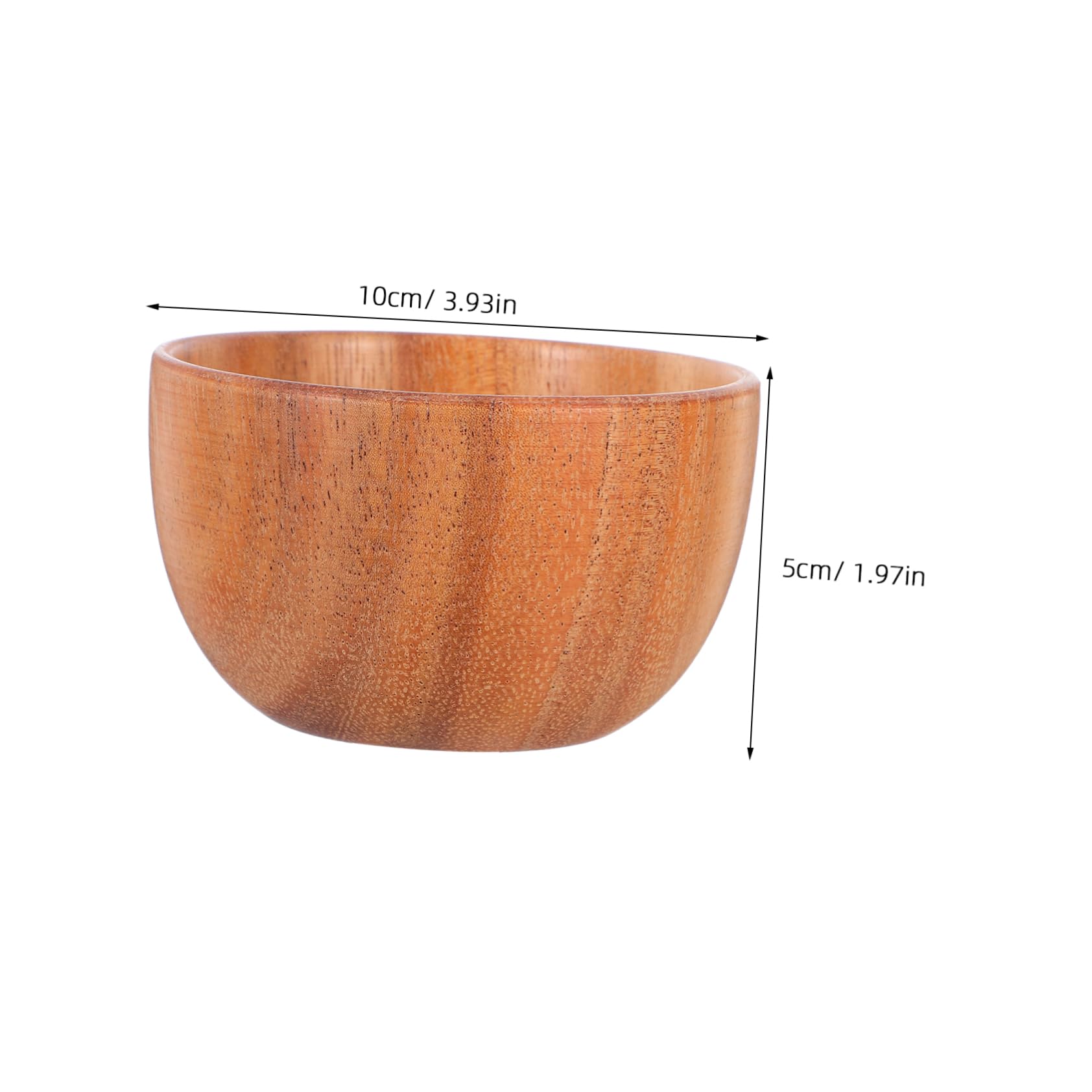 FUNOMOCYA Wood Shaving Bowl for Men Portable Dish for Smooth Shaving for Bathroom Travel Use Easy to Clean Crafted From Wood present for Discerning Men