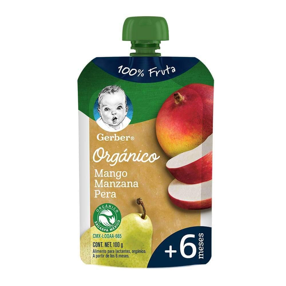 Contenedores Para Alimentos Papilla Gerber Junior Etapa Manzana