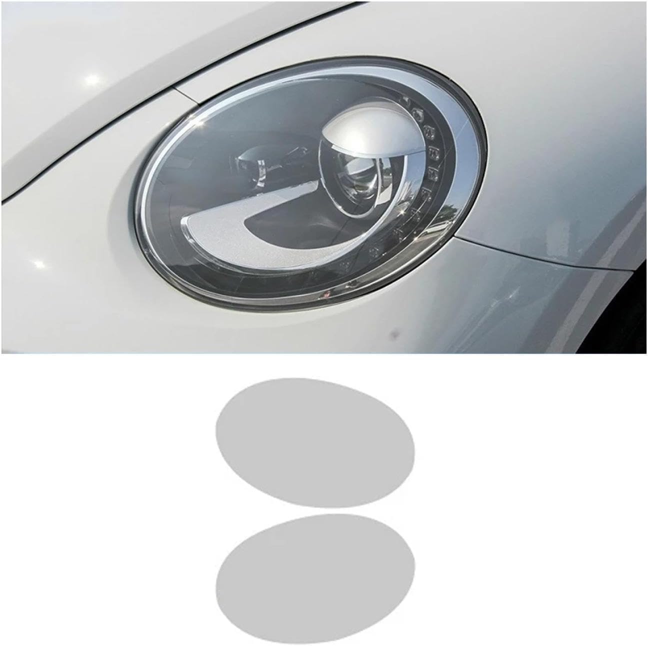 SamLng Car Front Light Film For Beetle 2013-2019 Car Headlight Film Headlight Protection Sticker Car Front Headlamp Protection film car Lights Film headlight anti-scratch Non-Yellowing protective film
