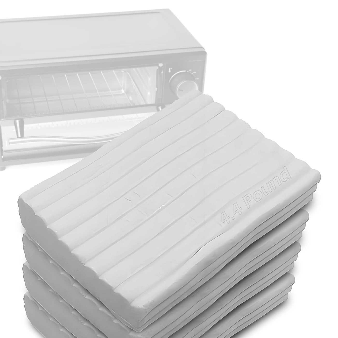 Photo 1 of ReArt Oven Bake Polymer Clay, White, 4.4Lbs