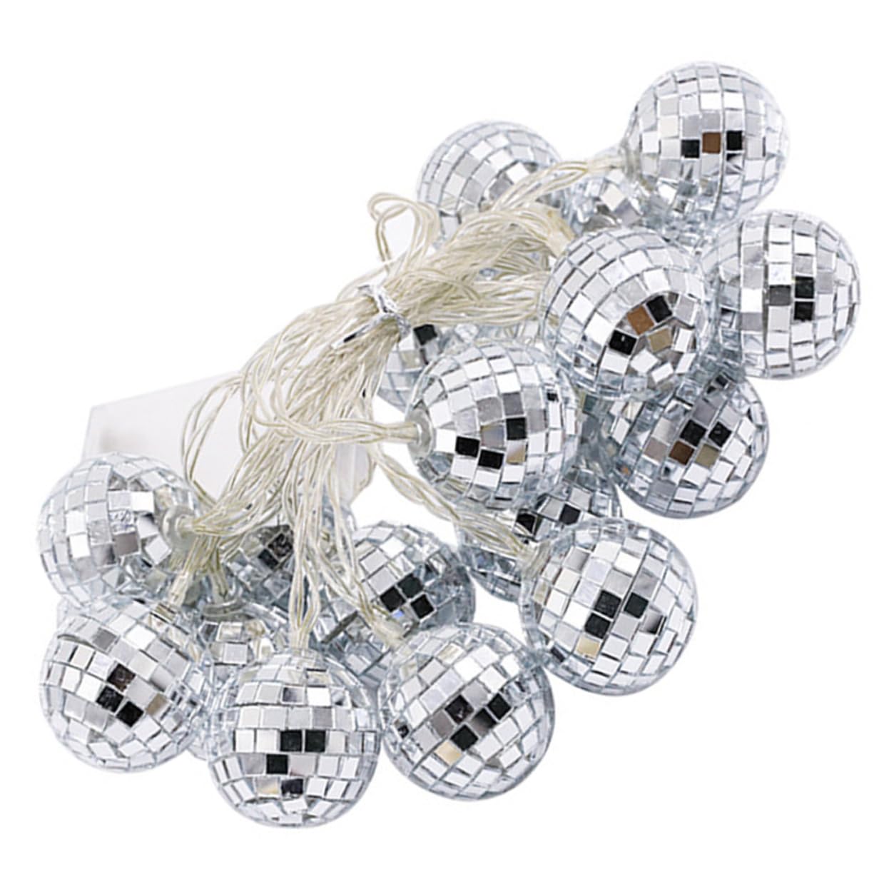 OUNONA 1 Set Mini Disco Ball Lights Home Hanging Ornament Christmas Light Decoration Camping Tent Accessories Camping Supplies for Tent Camping Festival Camping Accessories LED Lights