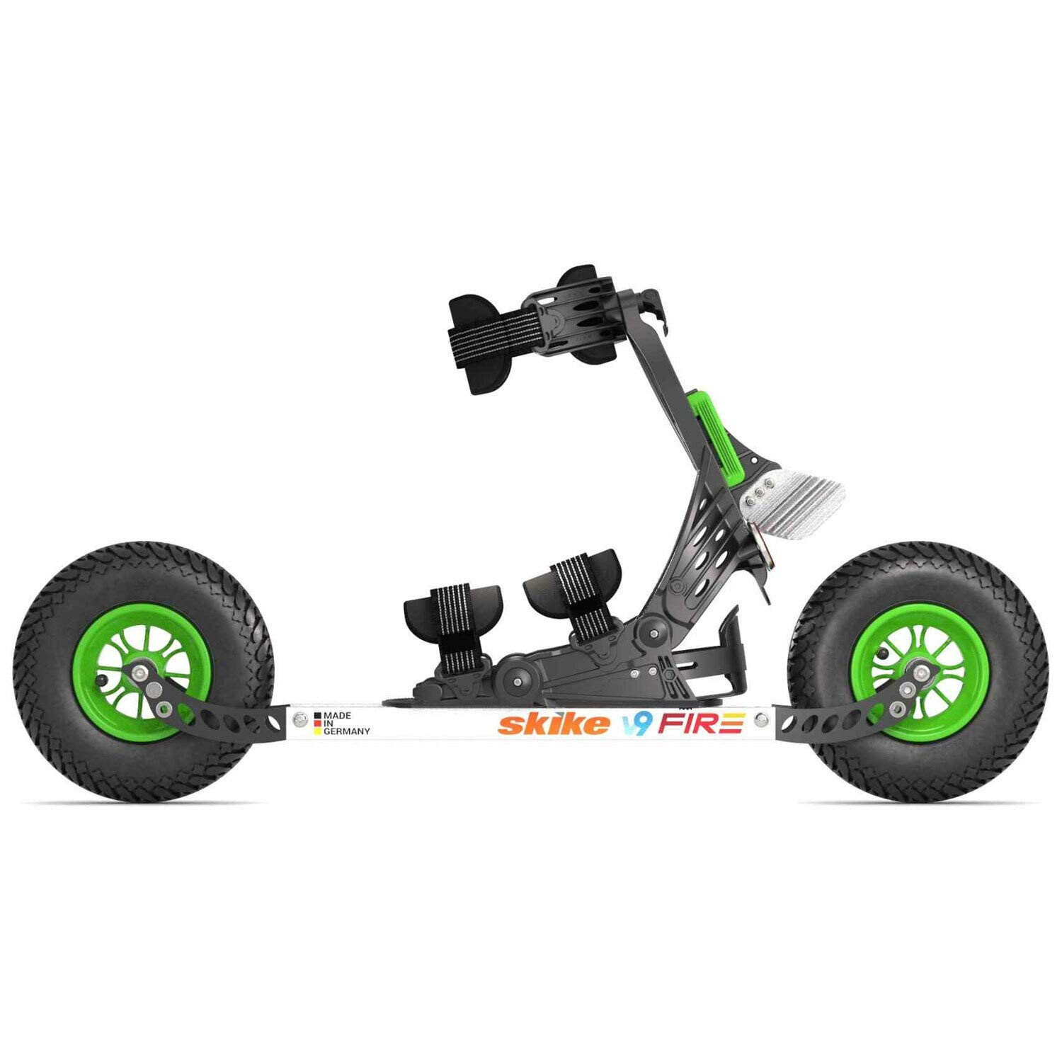 V9 FIRE 200 Pattini da cross (argento / verde)