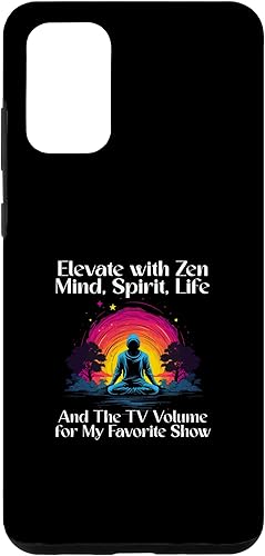 Galaxy S20+ Elevate con Mente Zen, Espíritu, Vida y el volumen de TV para mi funda