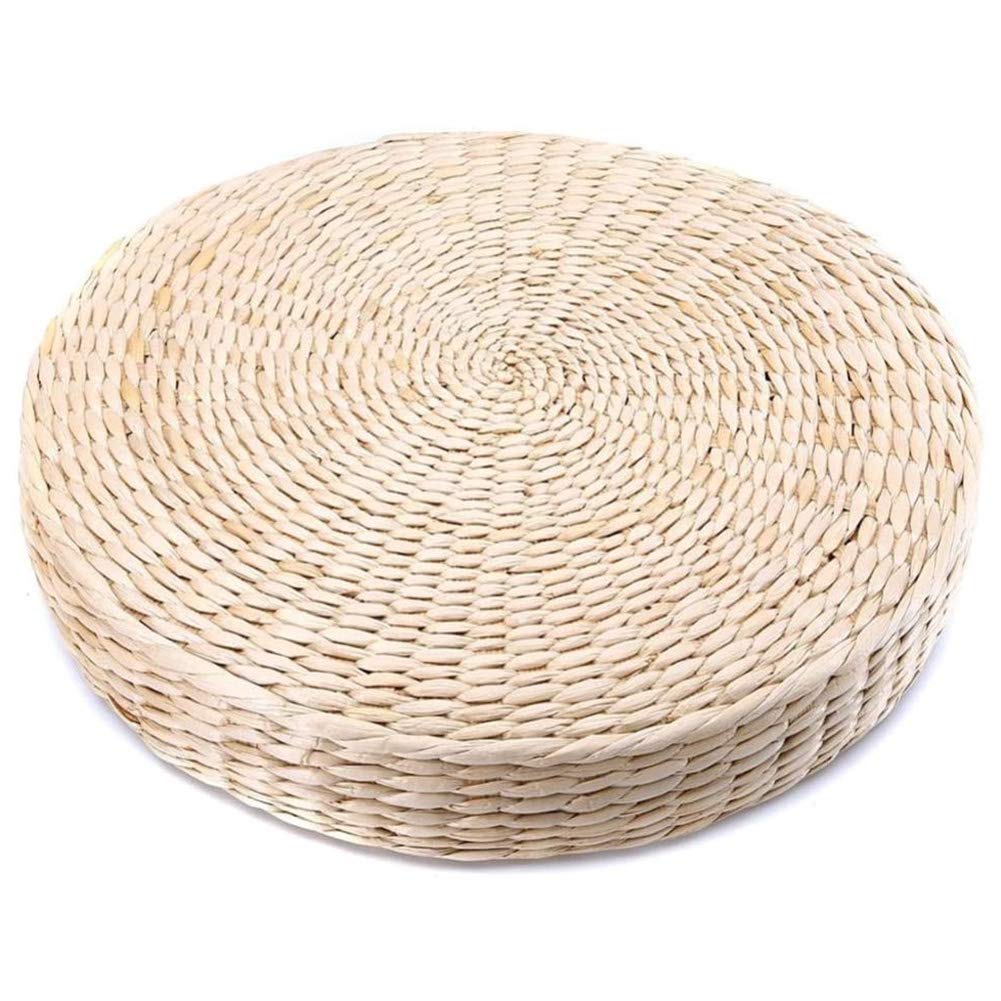 Cuscino tatami tessuto in paglia per sedia, tappeto erboso, tappetino da yoga, zen, fatto a mano, per giardino, sala da pranzo, soggiorno, decorazione per la casa