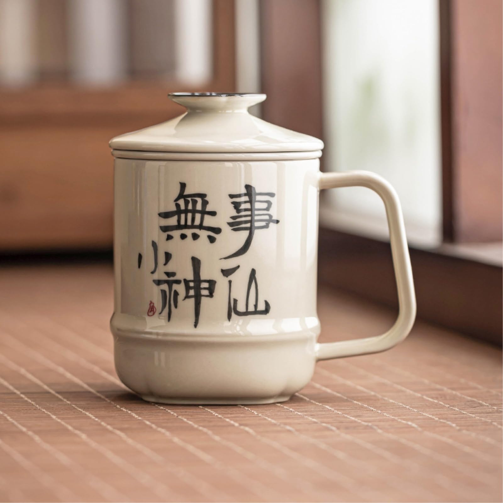 Ręcznie malowany kubek ceramiczny 300 ml