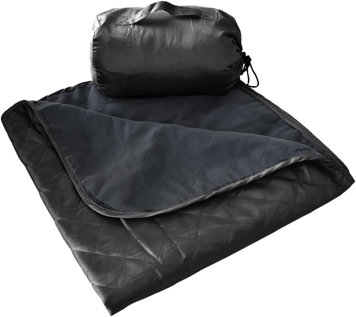 Waterproof Fleece Camping Blanket Lightweight Outdoor Picnic Mat Windproof Ground Cover for Hiking and Travel
