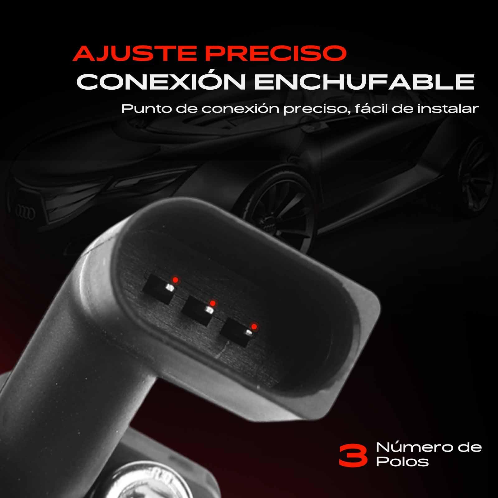 Frankberg Posición del cigüeñal Sensor del cigüeñal Compatible con Golf Plus 521 5M1 Golf V 1K1 T.o.u.r.a.n 1T1 1T2 A3 8P1 A3 Sportback 8PA Replace# PC942