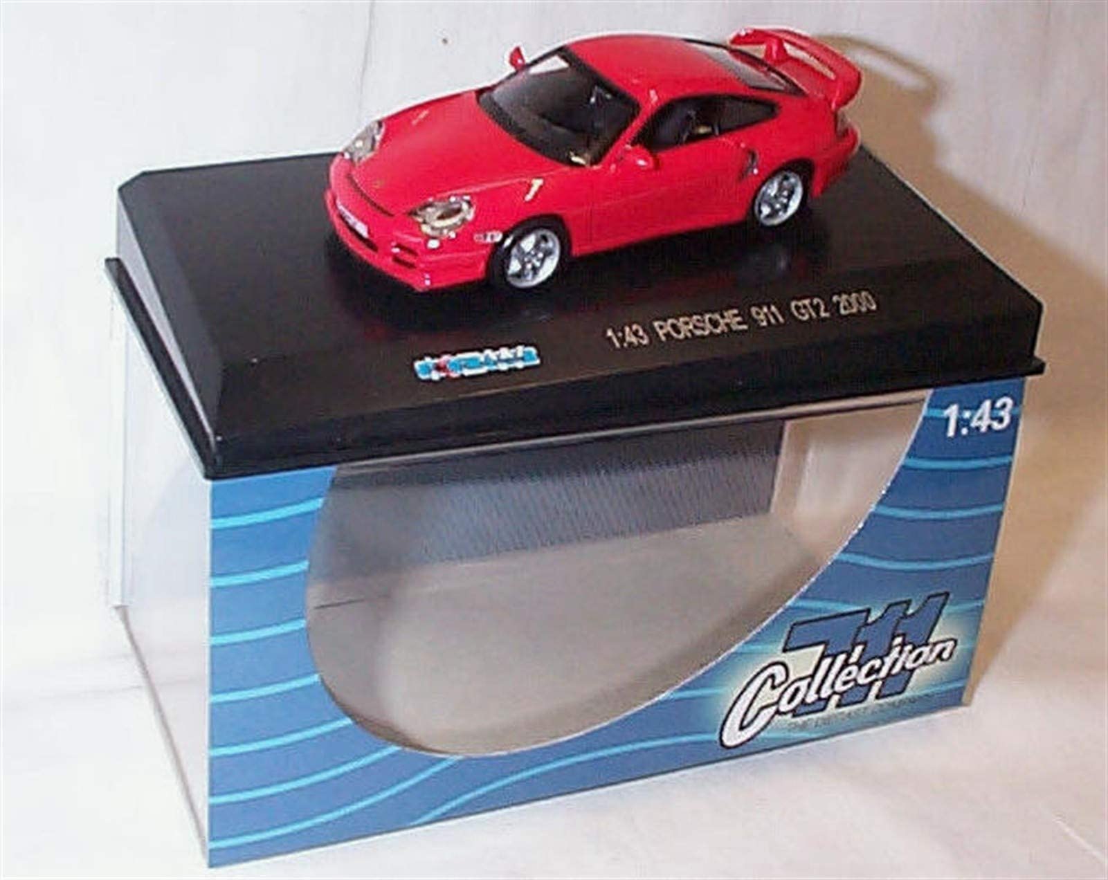 KDW 711 collection red P0RSCHE 911 GT2 2000 car 1.43 scale diecast model