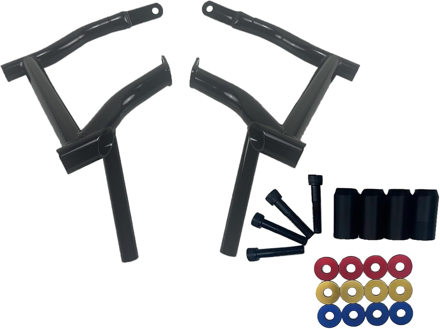 Heavy-Duty Engine Guard Crash Bar Bracket Protection Fit for Harley Touring Street Glide Road Glide Road King Electra Glide Ultra Limited CVO 2009-2024 (Rear)