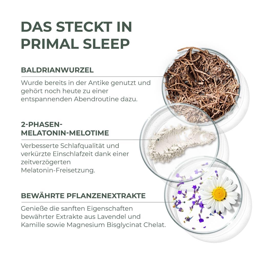 Primal Harvest Sleep – Tägliches Supplement, gluten- & milchfrei, vegan