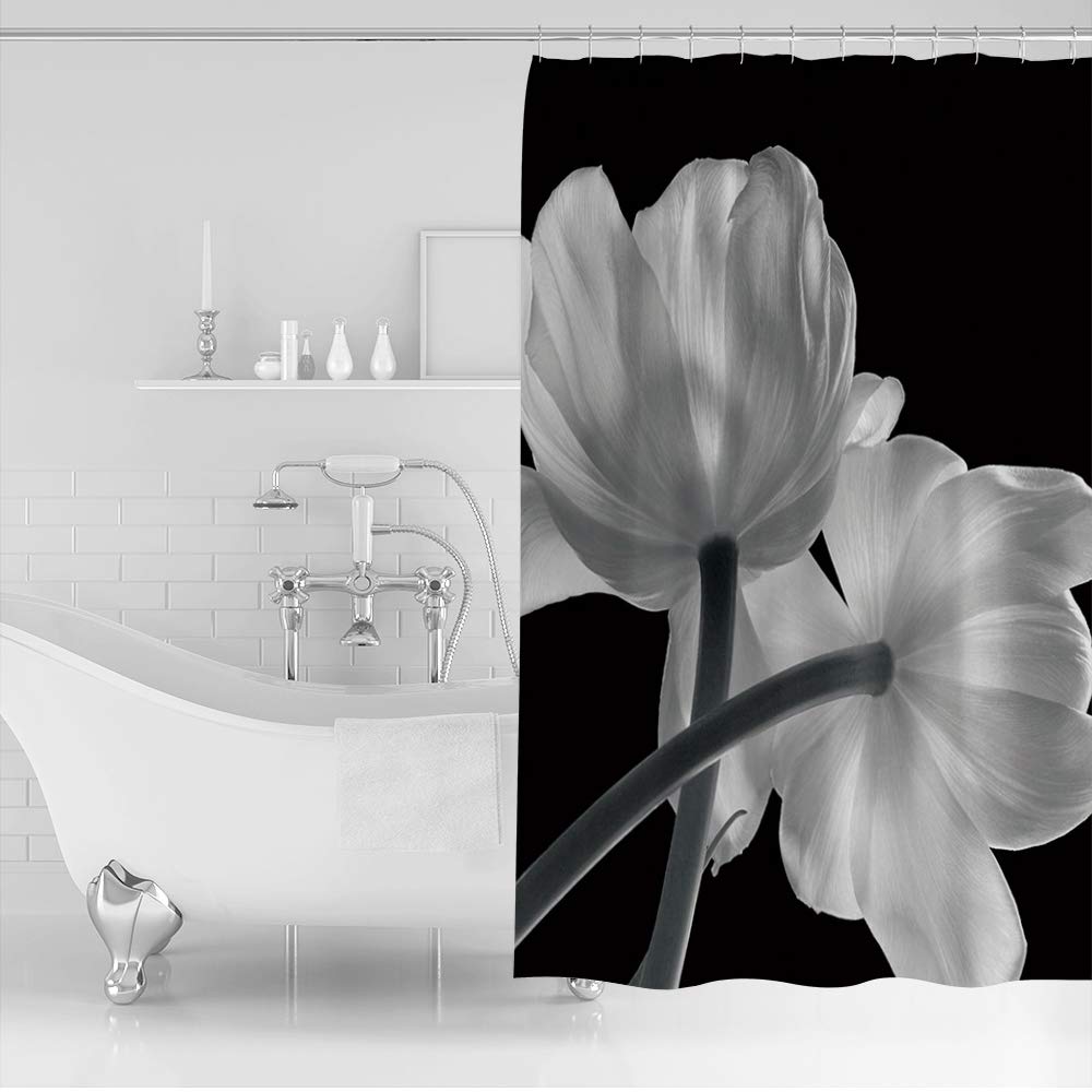 Sollbry Tenda Da Doccia Impermeabile A Forma Di Fiore, 180 X 180 Cm, In Tessuto Di Poliestere Con 12 Ganci Per Decorazioni Artistiche E Decorazioni Per La Casa 84738152