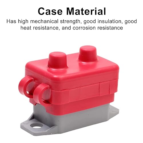 Miniatura 3 de Disyuntor de reinicio automático de 40 A CC 12 V - 24 V - 48 V con perno de cubierta para cargadores de batería, camiones, autobuses, coches