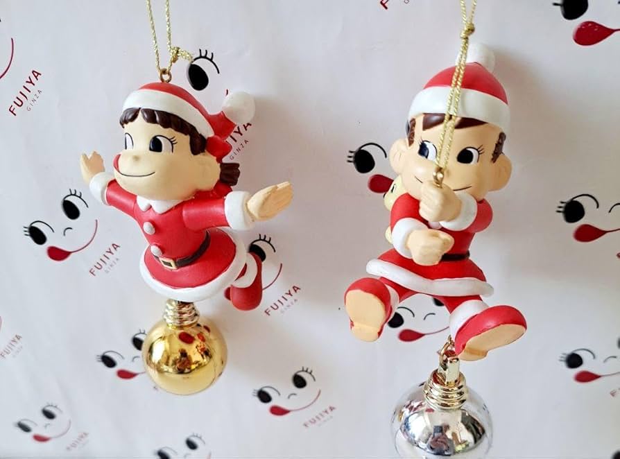 ペコちゃん　ポコちゃん　クリスマスツリー　オーナメントセット ペコちゃんポコちゃん❣️クリスマス飾りオーナメント