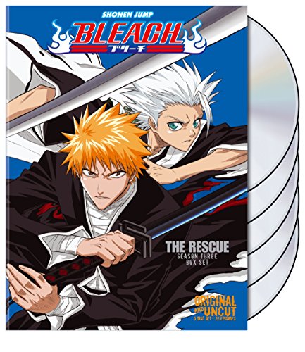 Bleach Uncut Box Set, Vol. 3: The Rescue w/ Limited Collector's Hollow Mask