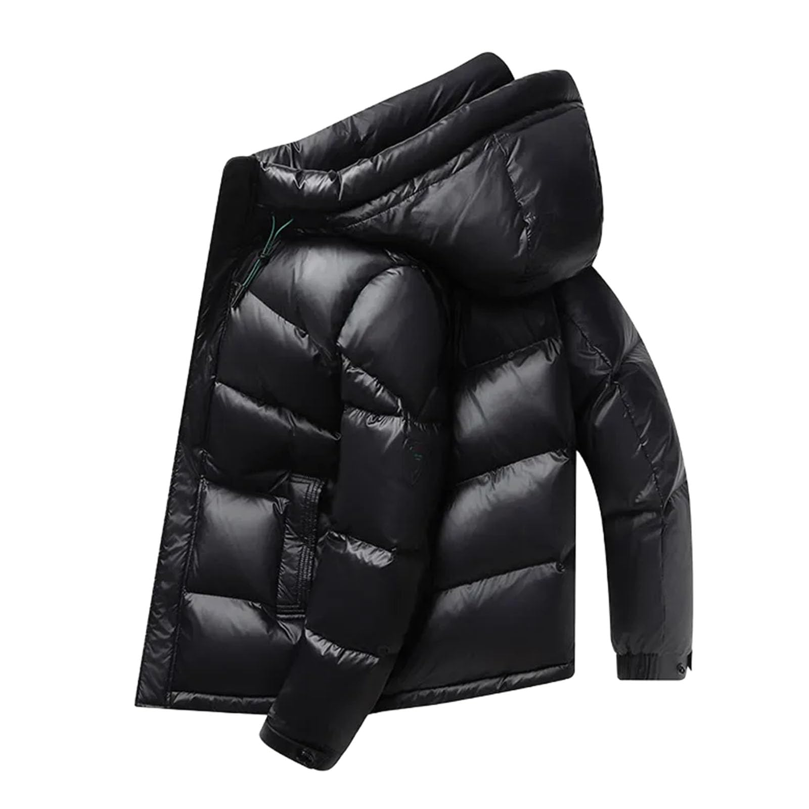 Parka blanche en toile de coton épaisse doudoune homme pour affronter le grand froid en ville