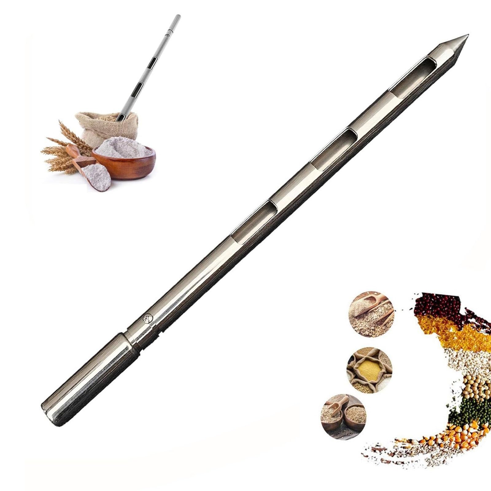 Sonde de grain en acier inoxydable de 0,7 m pour échantillonnage de ciment