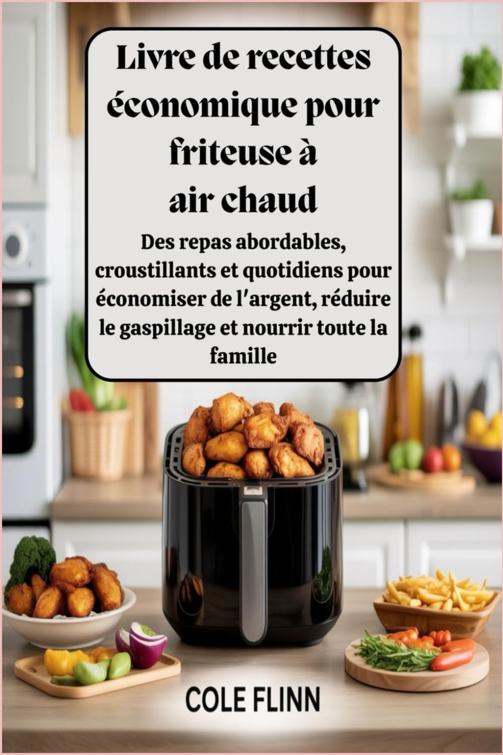 Livre de recettes économique pour friteuse à air chaud : Des repas abordables, croustillants et quotidiens pour économiser de l'argent, réduire le gaspillage et nourrir toute la famille