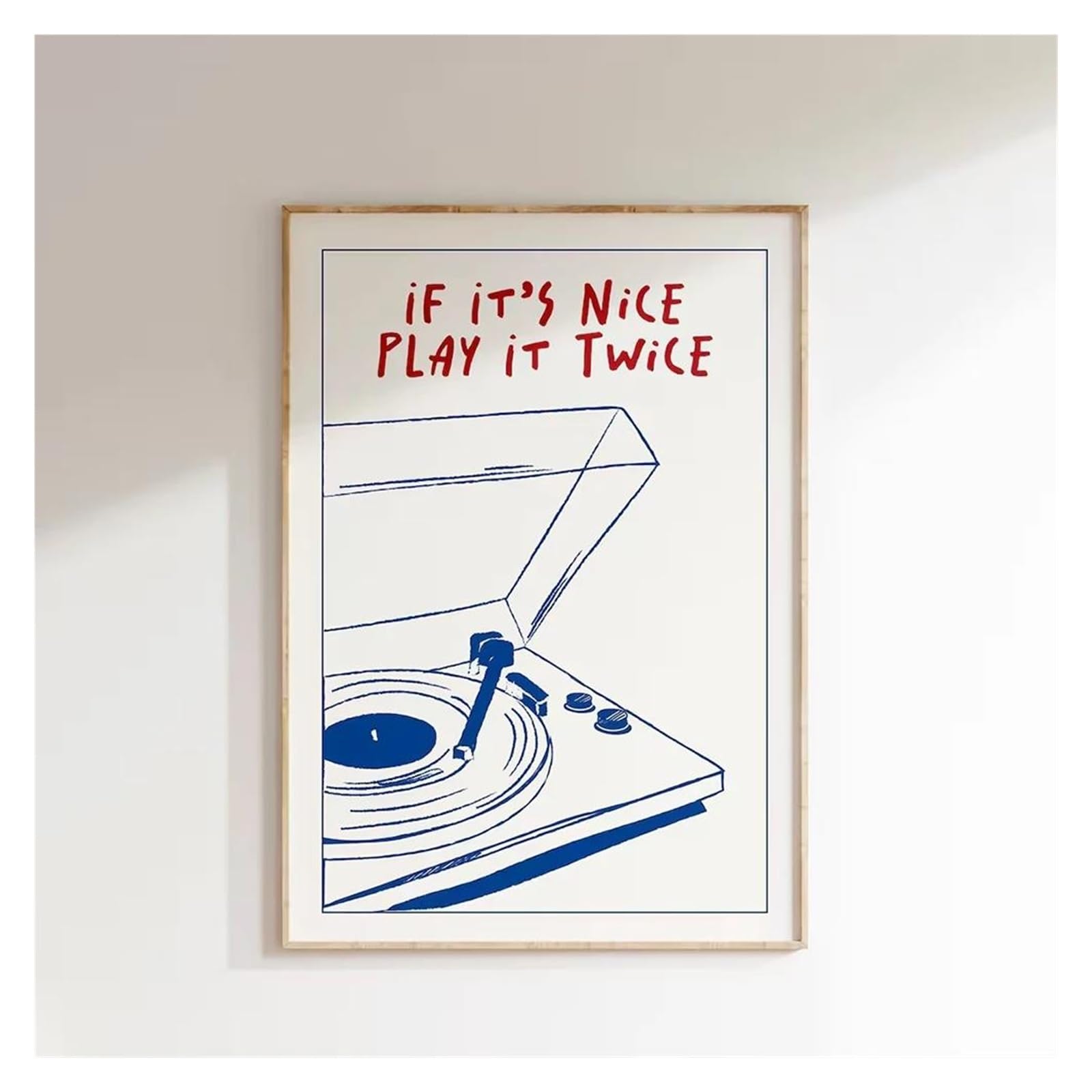 Póster de lienzo música retro con acabado artístico de alta definición 40x50