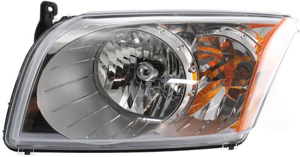 CarLights360 For 2007-2012 Dodge Caliber Headlight Driver and Passenger Side DOT Certified Bulbs Included CH2518118 CH2519118 | 5303739AJ, 5303738AJ ;