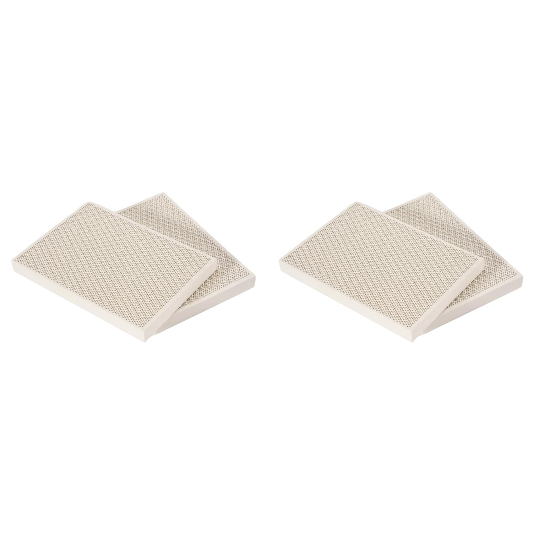 Jnchdghwa White 4Pcs Honeycomb Ceramic Soldering Boards Soldering Honeycomb Panel Jewelry Soldering Block Making Tools Soldering Parts