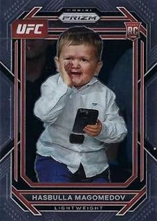 2023 Panini Prizm UFC 200 Hasbulla Magomedov Lightweight Vertical RC Rookie Official MMA Trading Card (Stock Photo Shown, Near Mint to Mint Condition)