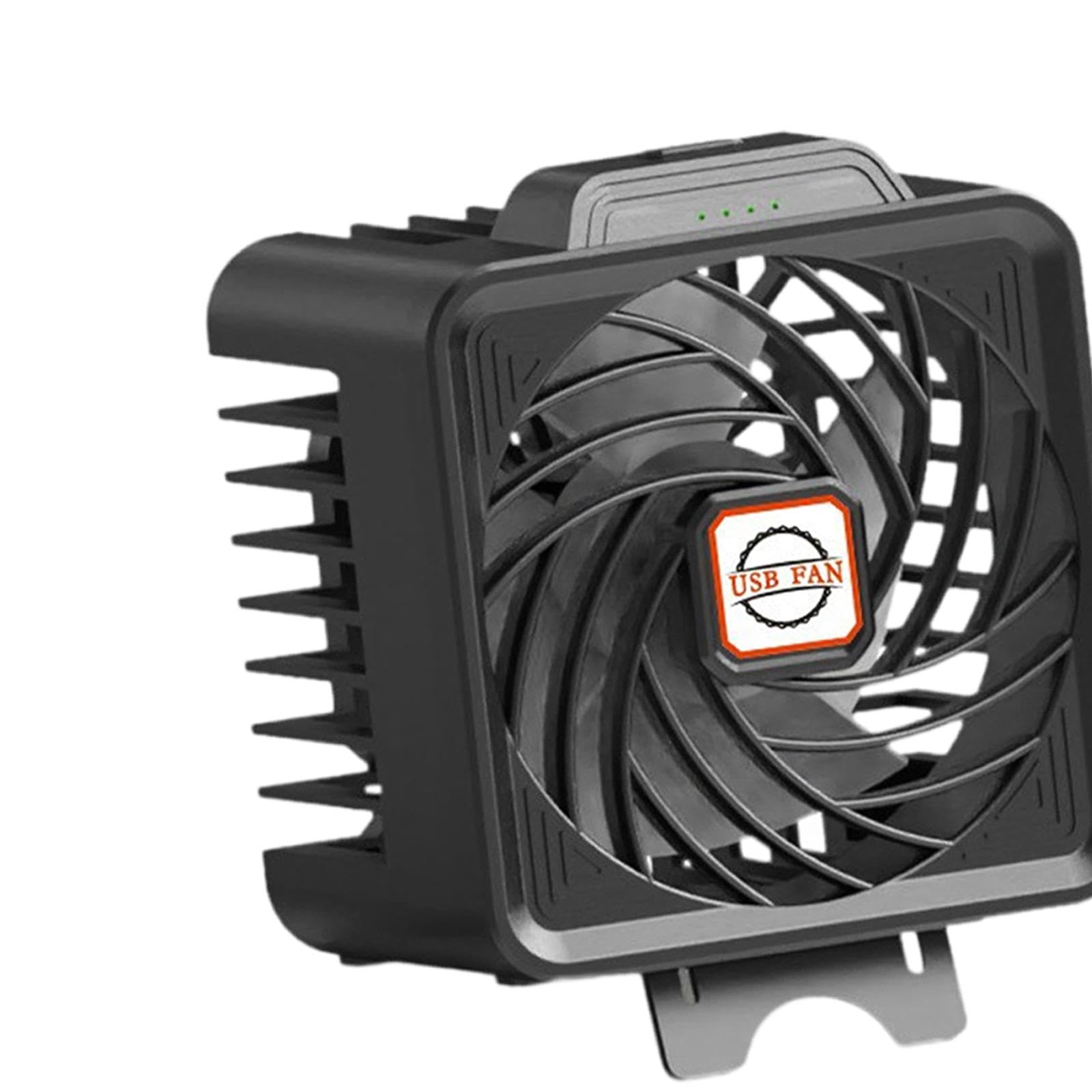 Ventilatore USB per con Morsetto Regolabile E Impostazioni Personalizzabili per, Nero