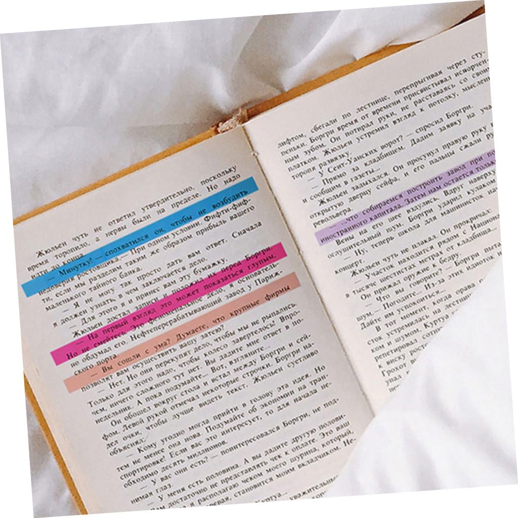 DOITOOL 30 Set Segnalibri Adesivi Colorati Marker per Pagine con Design Casual per Ufficio Scuola e Casa per Organizzazione Libri e Documenti