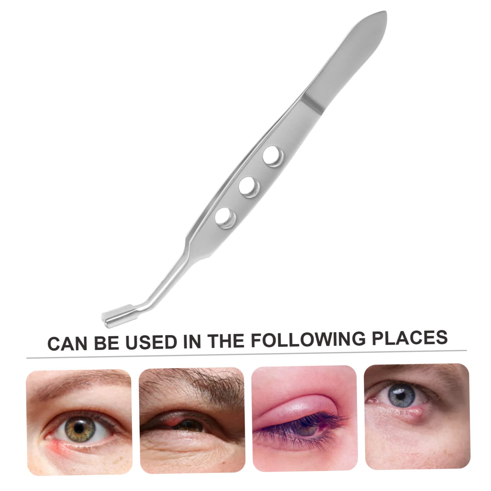SOESFOUFU Professional Eyelid Gland Expressor Forceps for Meibomian Gland Massages