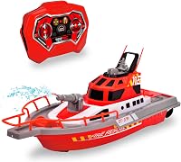 Dickie Toys 201107000 vatrogasni brod na daljinsko upravljanje s prskalicom za vodu - od 6 godina starosti 8