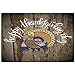 Produktbild JHDF Thanksgiving-Hintergrundmuster Flanell-Bodenmatte für den Innenbereich Badeteppiche verhindern das Verrutschen und Schleudern Superabsorbierender 3D-Druck 60x40cm
