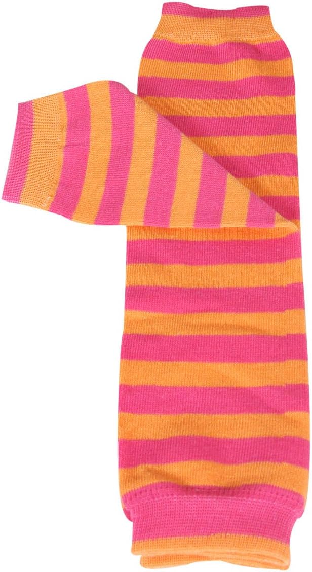 orange and pink striped tights