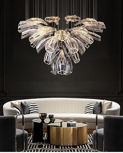 VfA, _ō؂ȃKX̉ԂтVfAV䃔BrO[_CjO[݂艺CgLEDKiƖ(Diameter 60cm,3 COLORS_GOLDE)