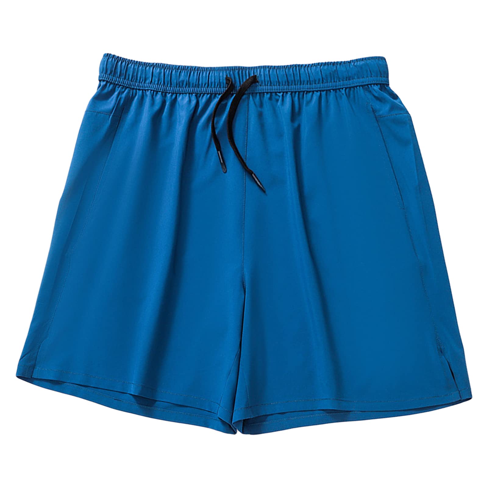 Men Track and Field Training Marathon Shorts Quick Dry Breathable Sport Knee Below Pant Fitness Gym Stretch Short