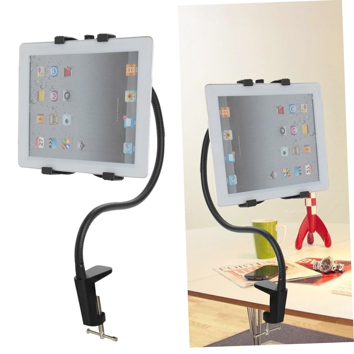Homoyoyo Soporte para Teléfono Móvil y Tablet Flexible Brazos Ajustables Giratorio para Escritorio y Cama