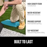 Vista 2 de GORILLA GRIP Almohadilla de rodillas extra gruesa con patente pendiente de espuma suave, almohadillas de rodillas grandes y de apoyo