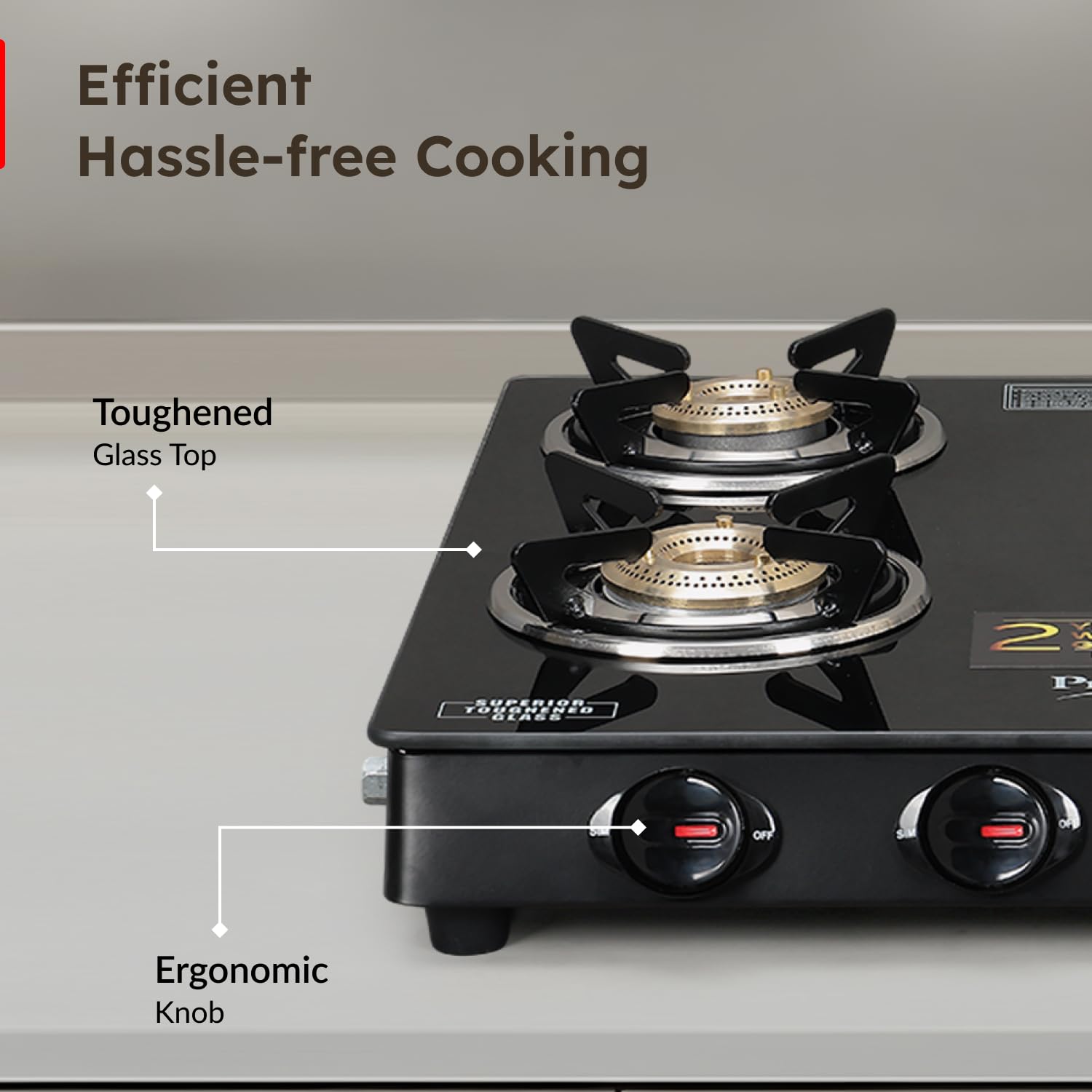 Prestige Magic Plus Gas Stove - Black -4 Prestige Magic Plus Gas Stove - Black -4